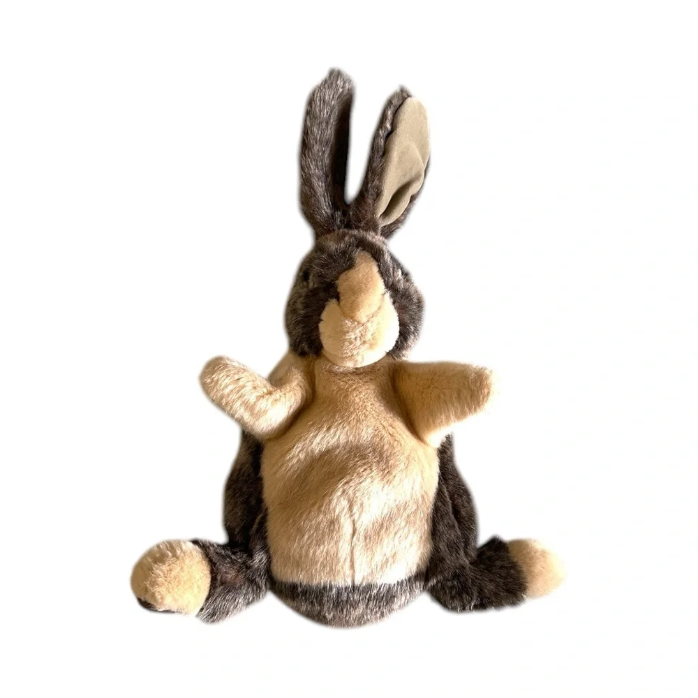 Folkmanis Baby Dutch Rabbit Plush Hand Puppet - Picture 2 of 5